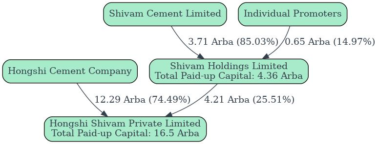 Shivam Cement Capital Structure